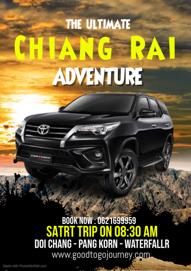 Coffee shop with mountain view at Doi Pha Hee in Chiang Rai.