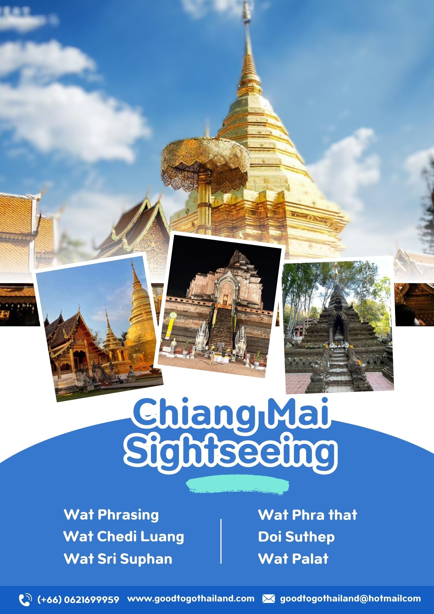 Wat Phra That Doi Suthep, Tour Chiang Mai