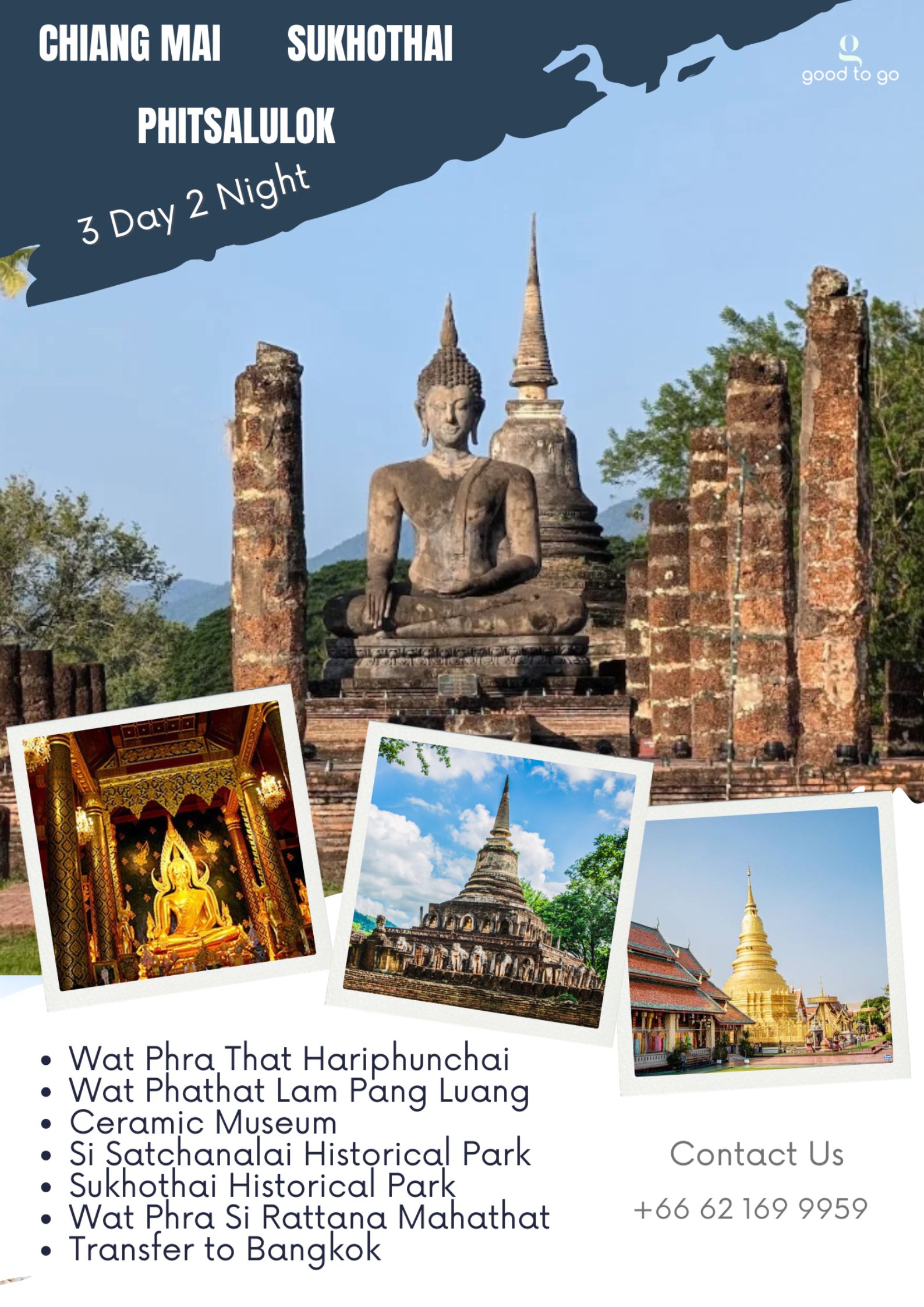Chiang Mai to Sukhothai Tour